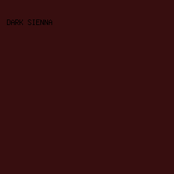 370E0F - Dark Sienna color image preview