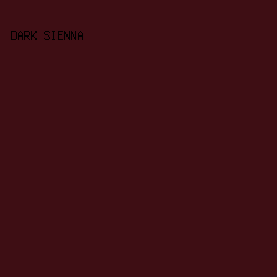 3e0e14 - Dark Sienna color image preview