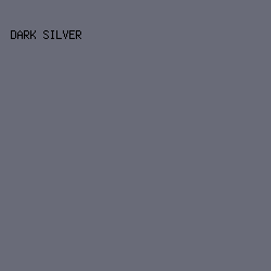 696B78 - Dark Silver color image preview