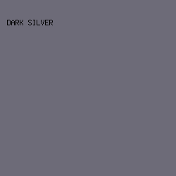 6D6B78 - Dark Silver color image preview