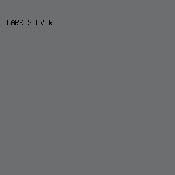 6D6E6F - Dark Silver color image preview