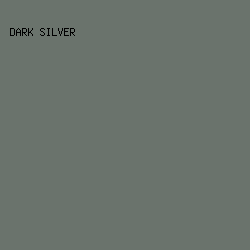 6a736c - Dark Silver color image preview