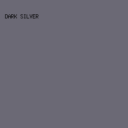 6b6975 - Dark Silver color image preview