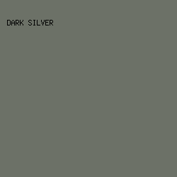 6c7167 - Dark Silver color image preview