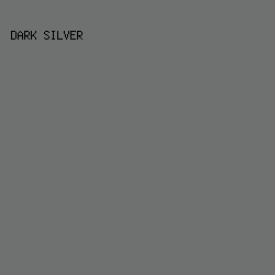 6f7070 - Dark Silver color image preview
