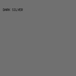 707070 - Dark Silver color image preview