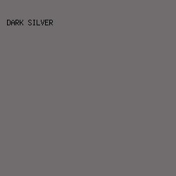 716D6E - Dark Silver color image preview