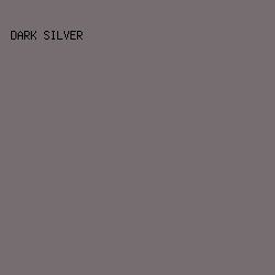 766D71 - Dark Silver color image preview