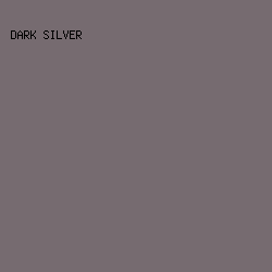 766b70 - Dark Silver color image preview