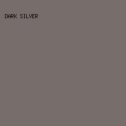 776D6B - Dark Silver color image preview
