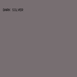 776E71 - Dark Silver color image preview