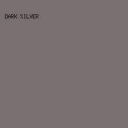 786E6E - Dark Silver color image preview