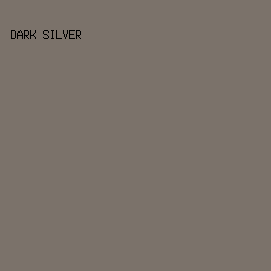 7b726a - Dark Silver color image preview