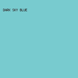 78cbcf - Dark Sky Blue color image preview