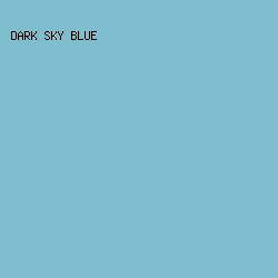 7EBECF - Dark Sky Blue color image preview