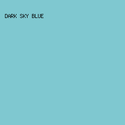 7FC8D0 - Dark Sky Blue color image preview