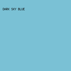 7ac1d5 - Dark Sky Blue color image preview