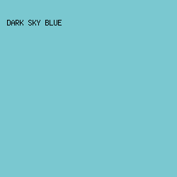 7ac8d0 - Dark Sky Blue color image preview