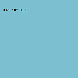 7bbfd0 - Dark Sky Blue color image preview