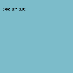 7cbcca - Dark Sky Blue color image preview