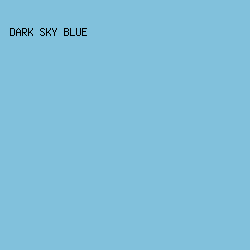 81C1DC - Dark Sky Blue color image preview