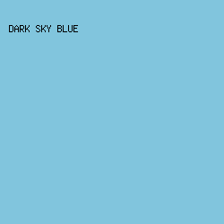 81C5DD - Dark Sky Blue color image preview