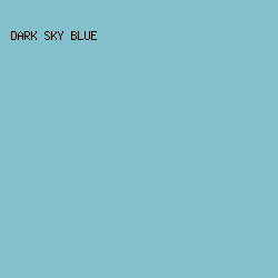 82C0CC - Dark Sky Blue color image preview