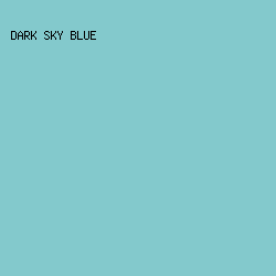 83C9CC - Dark Sky Blue color image preview