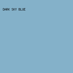 84B1C9 - Dark Sky Blue color image preview
