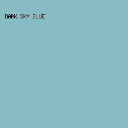 87BCC5 - Dark Sky Blue color image preview