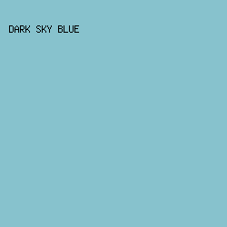 87c2cd - Dark Sky Blue color image preview