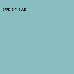 88bdc1 - Dark Sky Blue color image preview