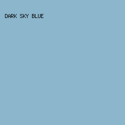8BB6CC - Dark Sky Blue color image preview