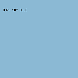 8BB9D4 - Dark Sky Blue color image preview