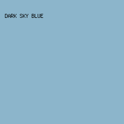8CB5CB - Dark Sky Blue color image preview