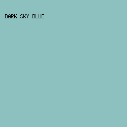 8DC1BF - Dark Sky Blue color image preview