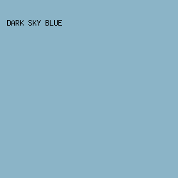 8bb4c7 - Dark Sky Blue color image preview