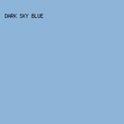8cb5d8 - Dark Sky Blue color image preview