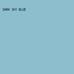 8cbece - Dark Sky Blue color image preview