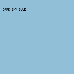 91bfd7 - Dark Sky Blue color image preview