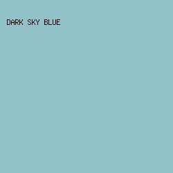 91c2c8 - Dark Sky Blue color image preview