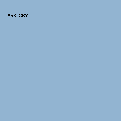 92B4D1 - Dark Sky Blue color image preview