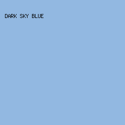 92B8E1 - Dark Sky Blue color image preview