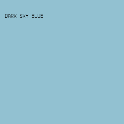 92C1D1 - Dark Sky Blue color image preview