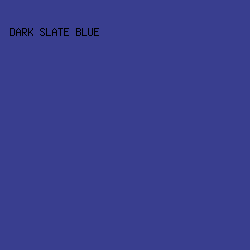 393E8F - Dark Slate Blue color image preview