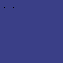 3A3F87 - Dark Slate Blue color image preview
