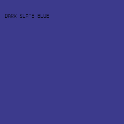 3C3A8C - Dark Slate Blue color image preview