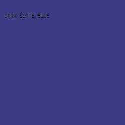 3C3B84 - Dark Slate Blue color image preview
