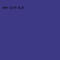 3E3985 - Dark Slate Blue color image preview