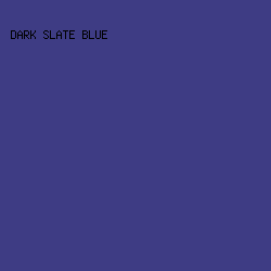 3E3C84 - Dark Slate Blue color image preview